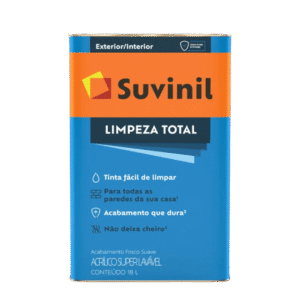 Tinta Acrílica Limpeza Total Suvinil Premium Fosco