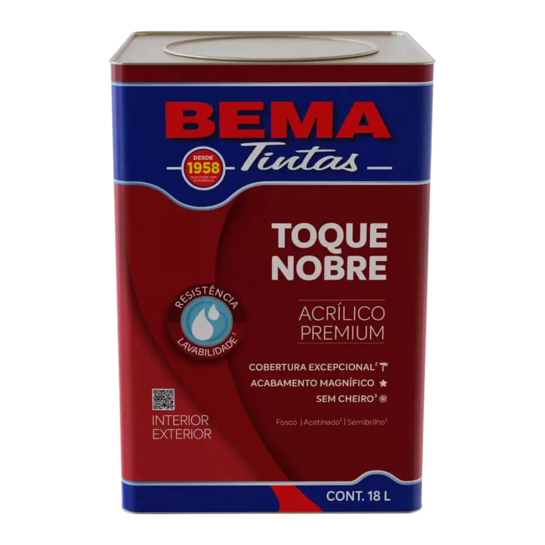 Toque Nobre - Tinta Acrílica Premium - Fosco